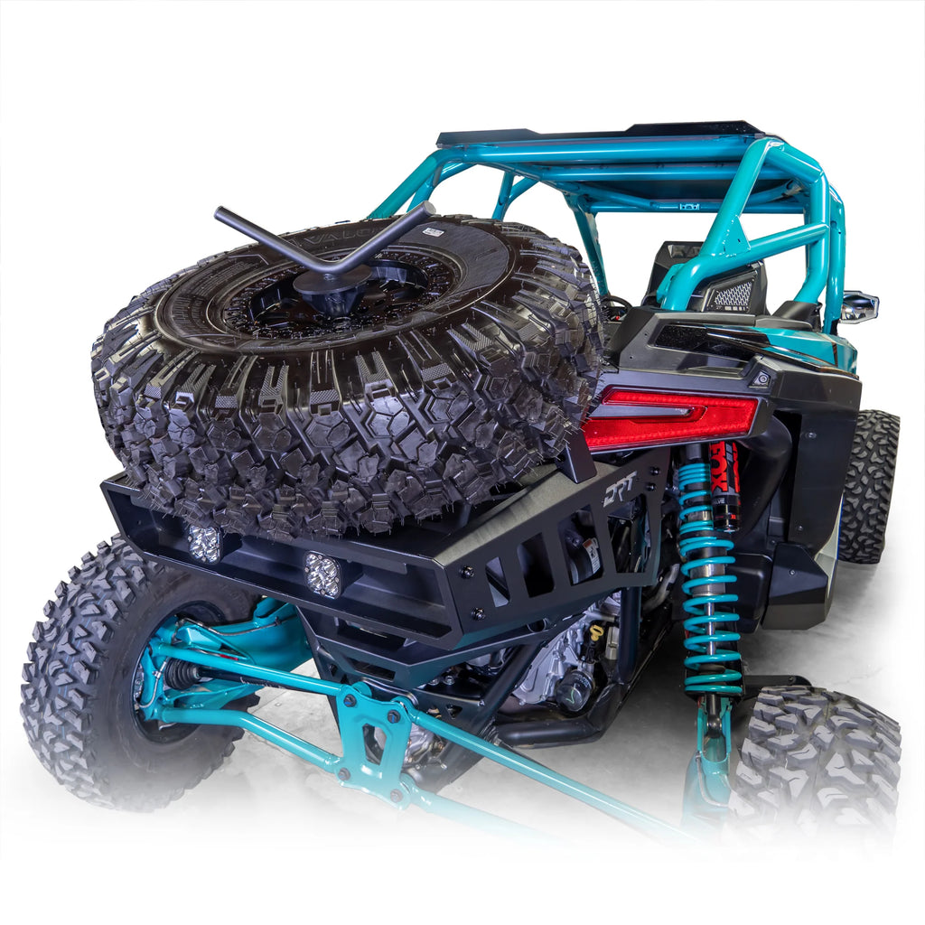 DRT Polaris RZR Pro R Desert Runner Fixed Tire Carrier image 2