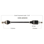 Honda Talon HD Axle - Heavy Duty OEM Replacement image 2