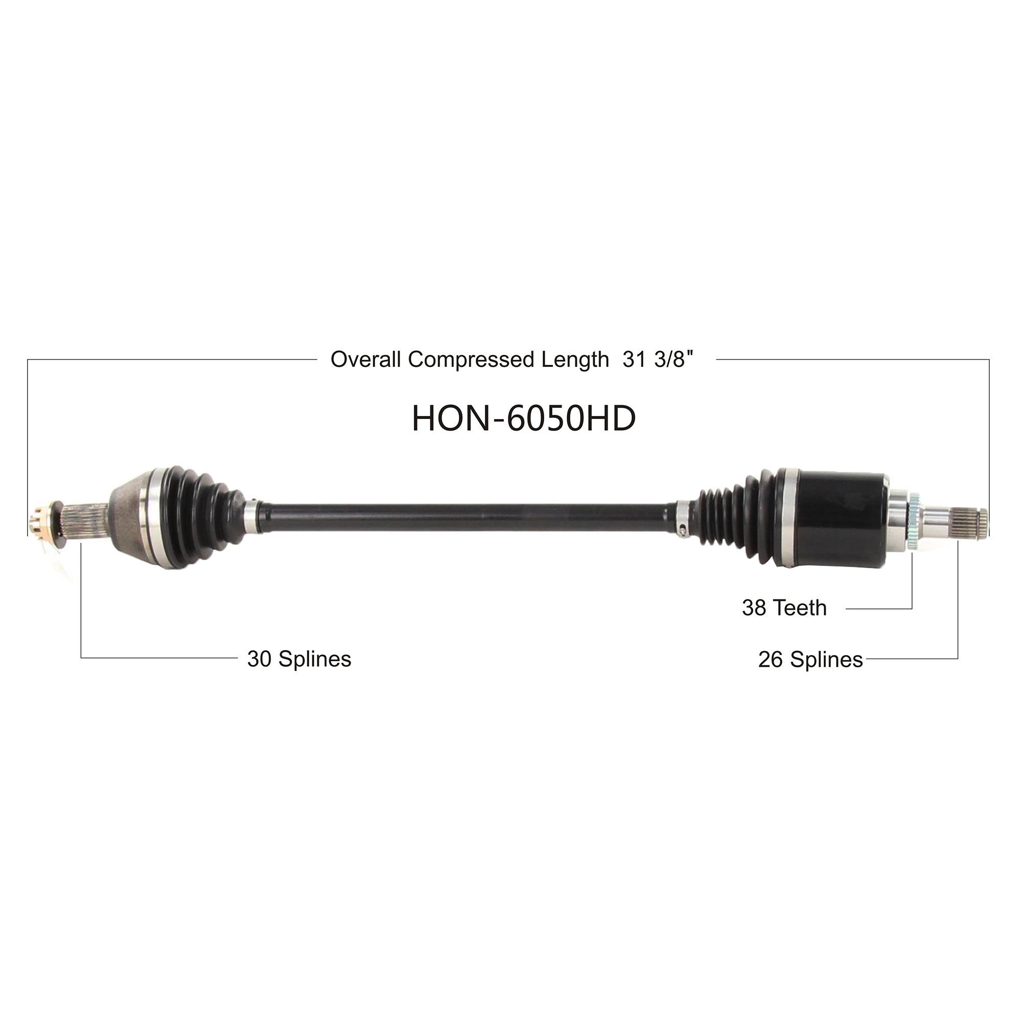 Honda Talon HD Axle - Heavy Duty OEM Replacement image 2