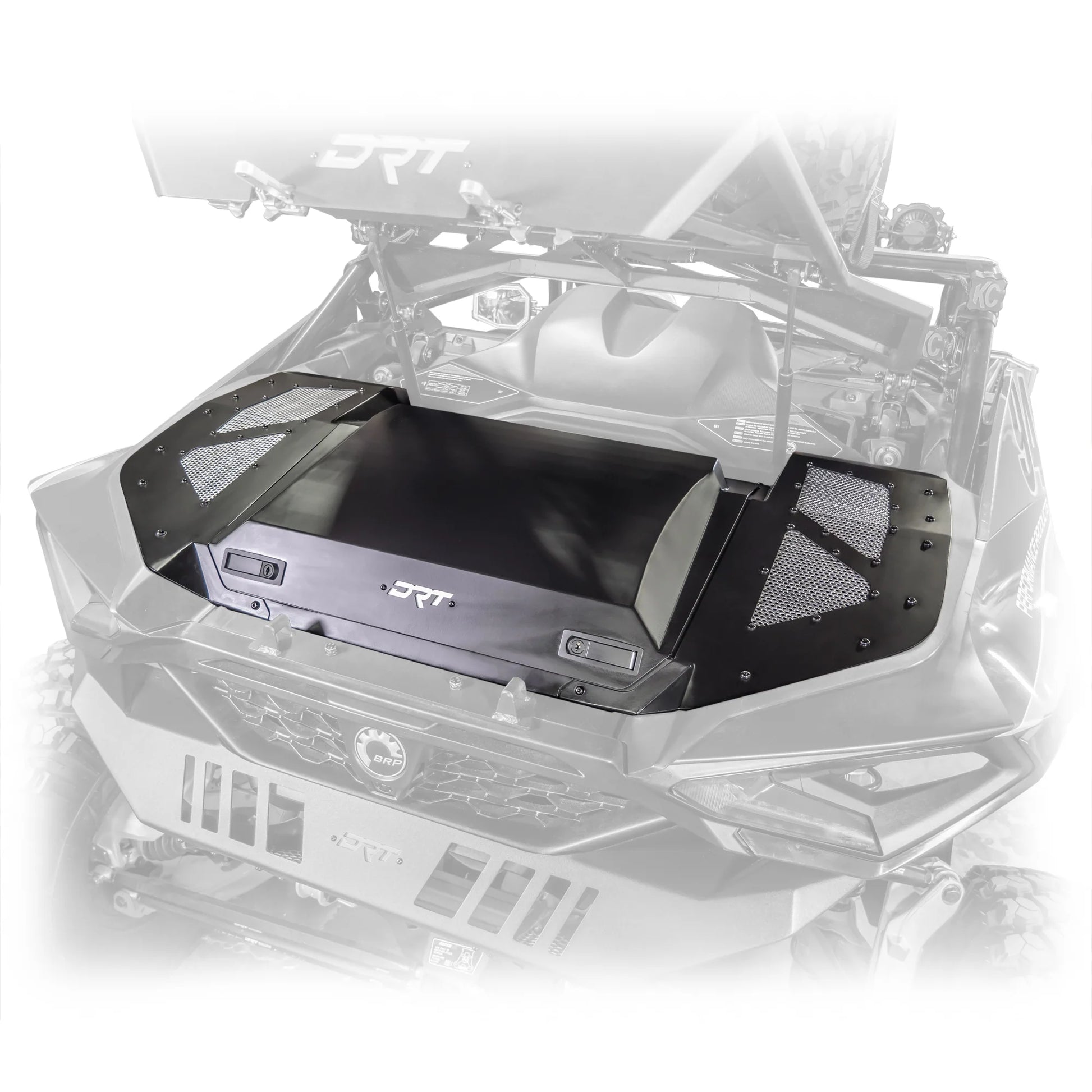 DRT Can-Am 2024+ Maverick R Aluminum Trunk Enclosure image 1