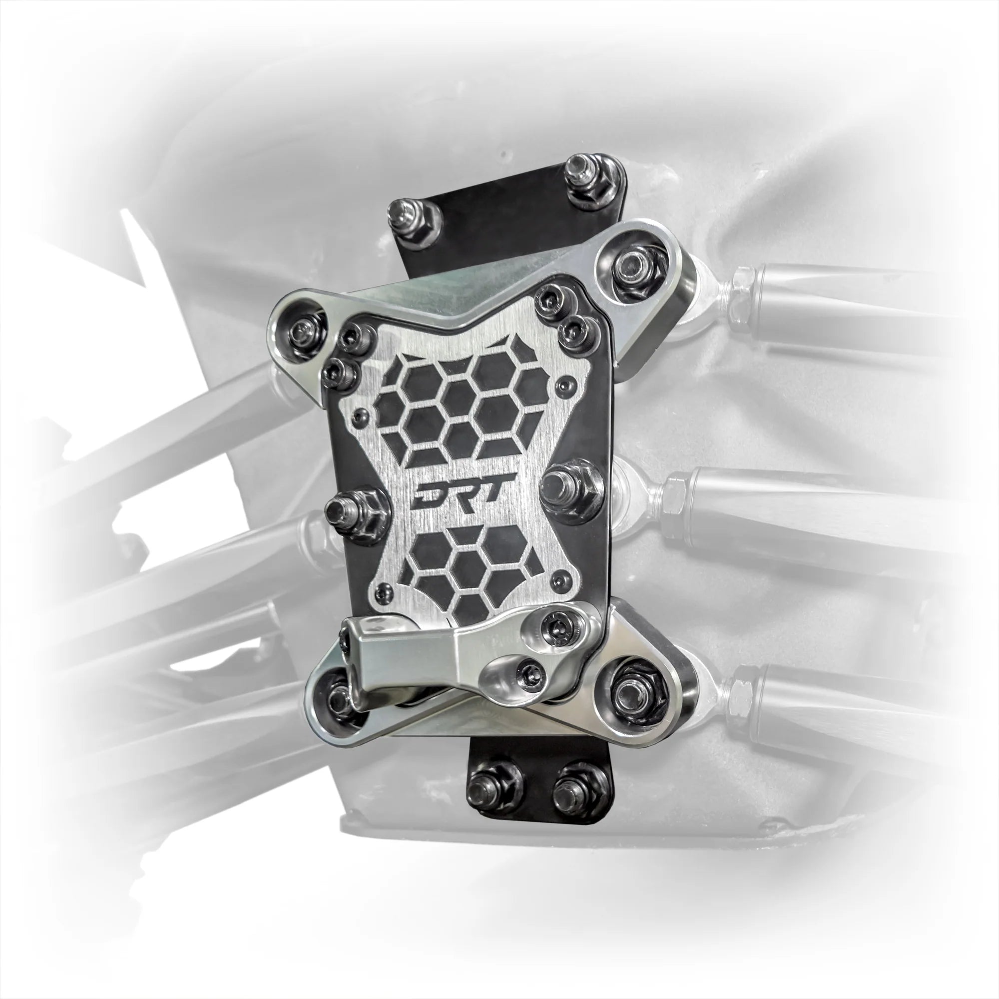 DRT Can-Am Maverick X3 2017+ Billet Aluminum 3-PC Radius Rod Plate Kit image 0