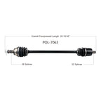 2017 Polaris Rzr Xp 1000 Eps Oe Replacement Cv Axle image 0
