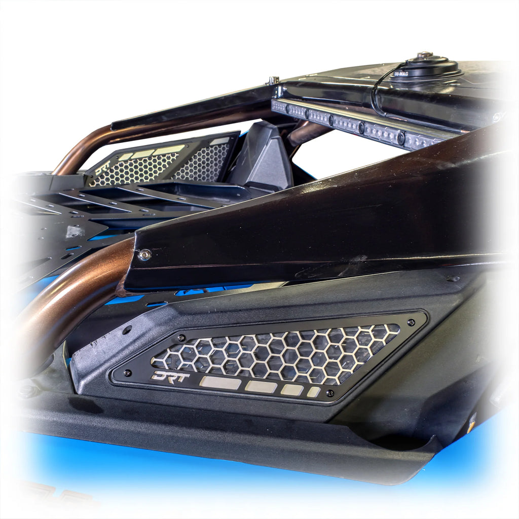 Drt Polaris Rzr Pro R/Turbo R Aluminum Complete Intake Vent Set image 7