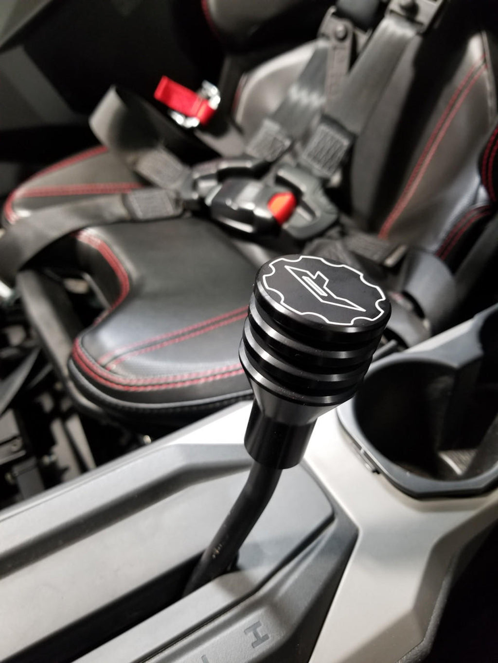 Utv Inc Rzr Pro R Black Shift Handle Knob image 1