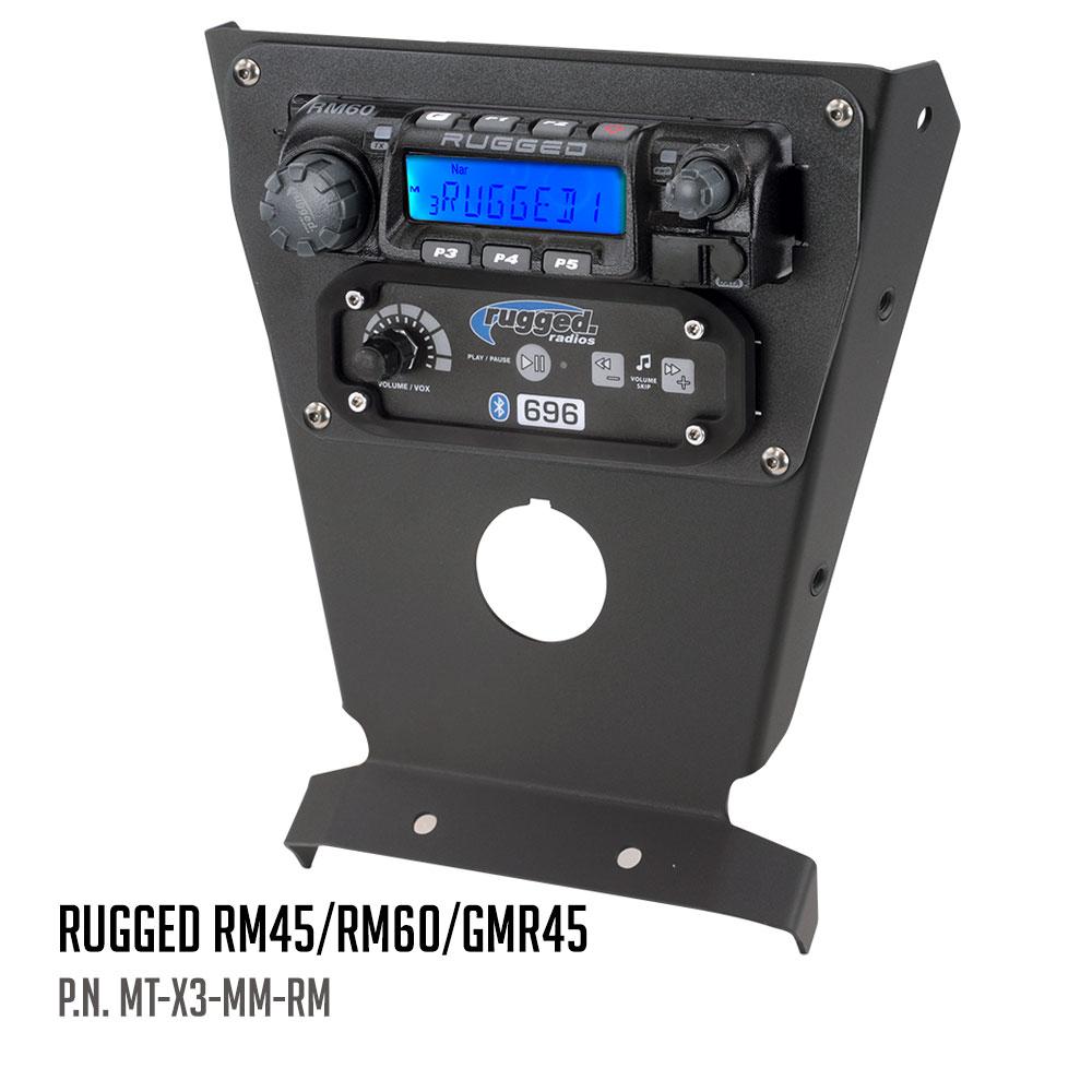 Can-Am X3 Multi-Mount Kit For Radio And Intercom - Dash Mount image 4