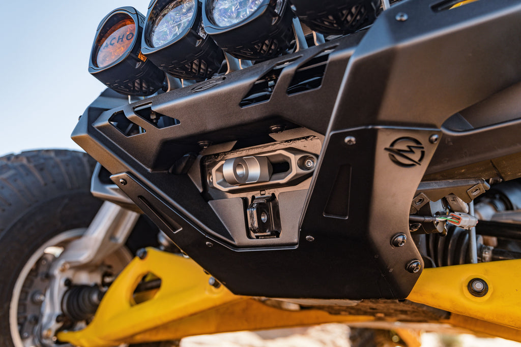 2024 to Current Maverick R Volt Front Winch Bumper image 3