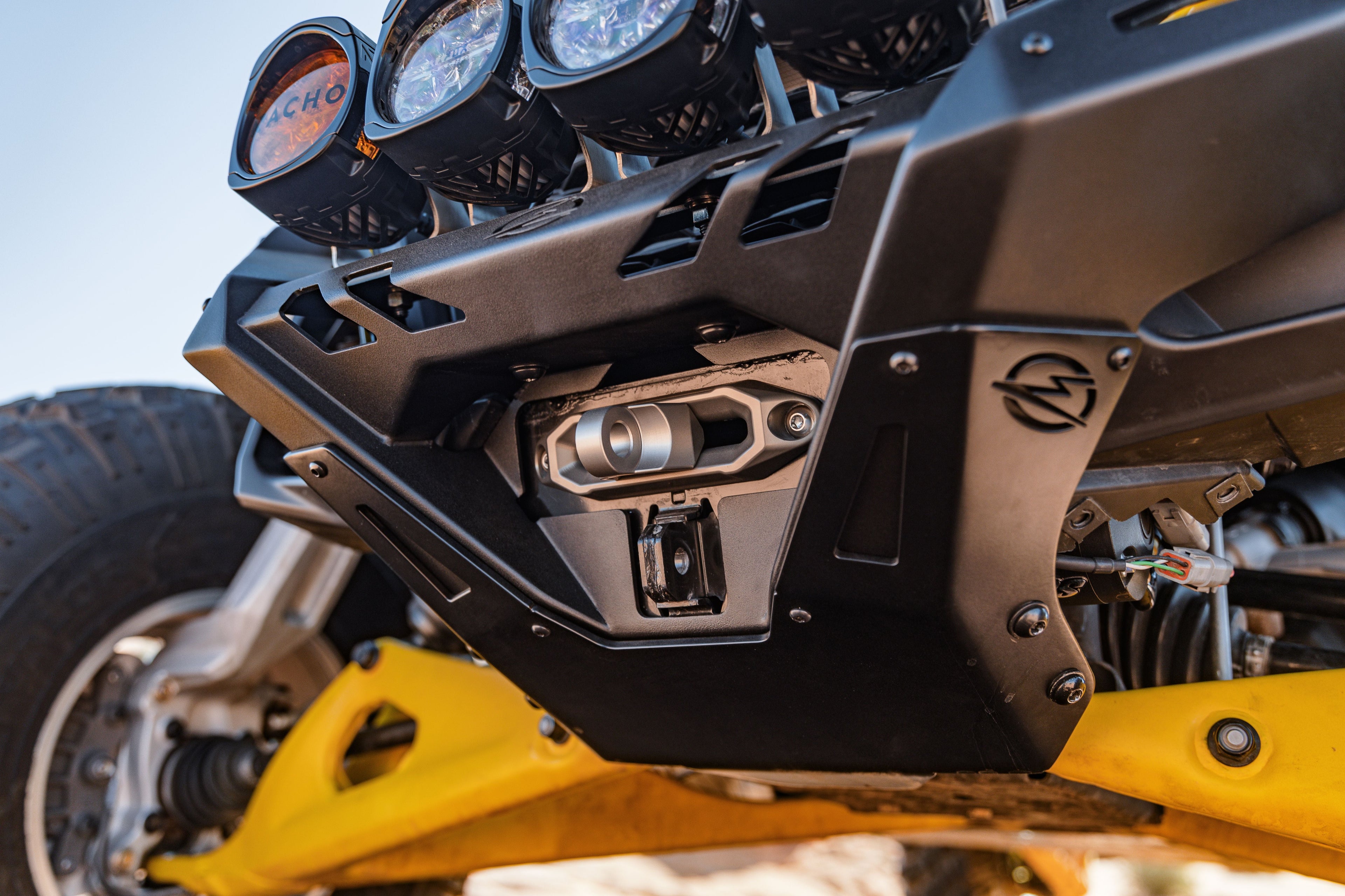 2024 to Current Maverick R Volt Front Winch Bumper image 3