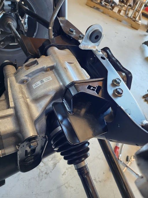 Polaris Pro R Differential Brackets - Ct Race Worx image 1