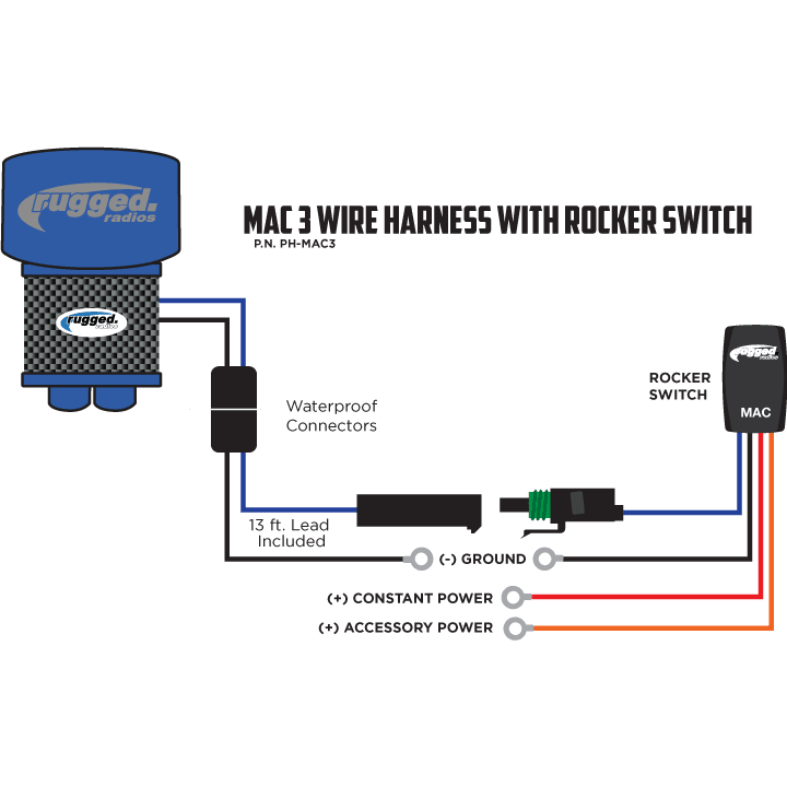 Switch Install Harness For Mac Helmet Air Pumpers image 2