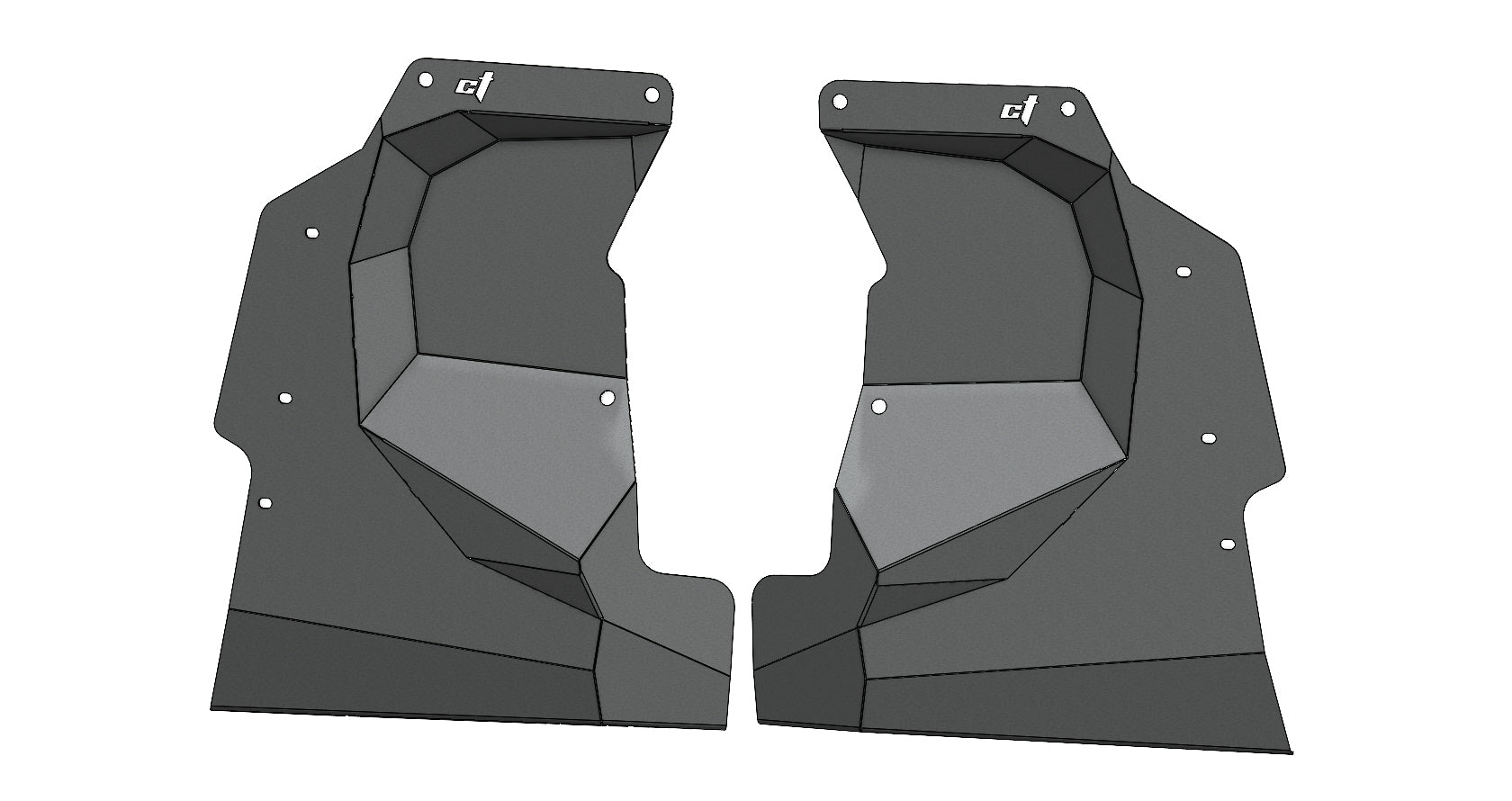 Can-Am Maverick X3 Wheel Well Liners image 0