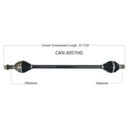 Can-Am Maverick X3 72" Heavy Duty Axle image 4