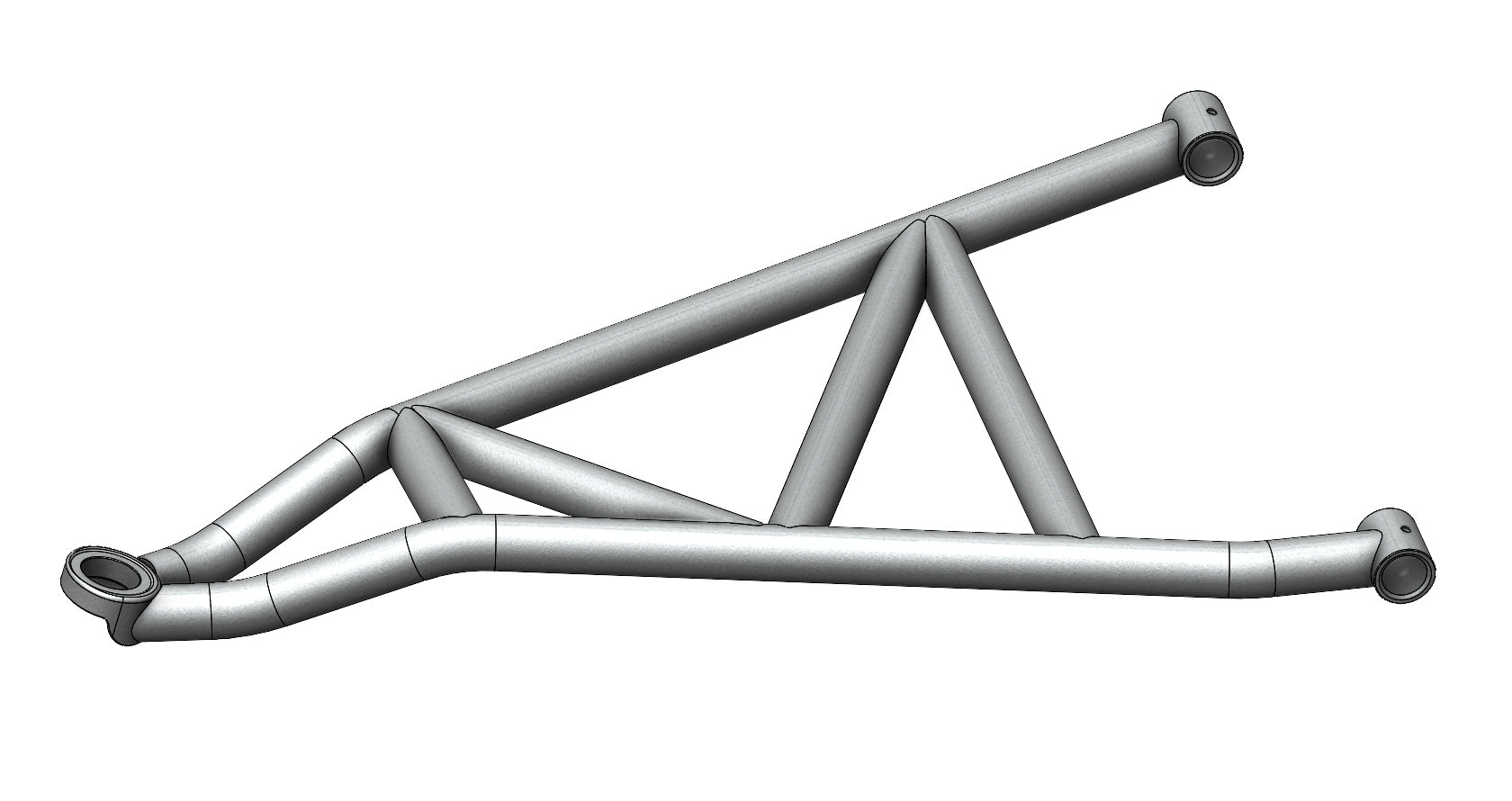 Ct Race Worx Can-Am X3 72" Tubed Front Lower Control Arms image 0