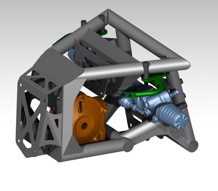 Can-Am Maverick X3 Oem Replacement Front Bulkhead Weld On Kit image 0