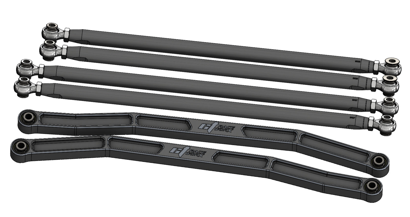 Ct Race Worx Maverick X3 72" High Clearance Worx Series Billet Radius Rod Kit image 0