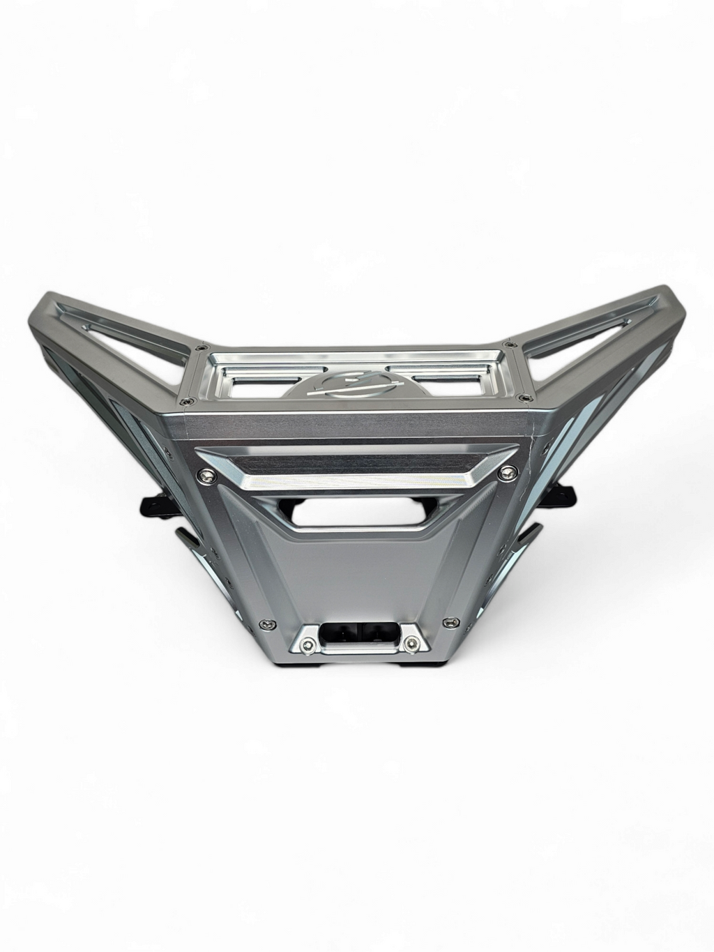 2017+ Can-Am X3 Maverick Machined Billet Front Winch Bumper (Clear Anodize) image 3