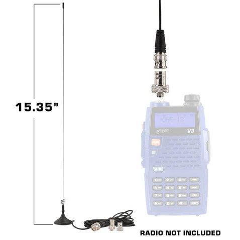 Magnetic Mount Dual Band Antenna For Rugged Handheld Radios V3 And Rh-5R image 2