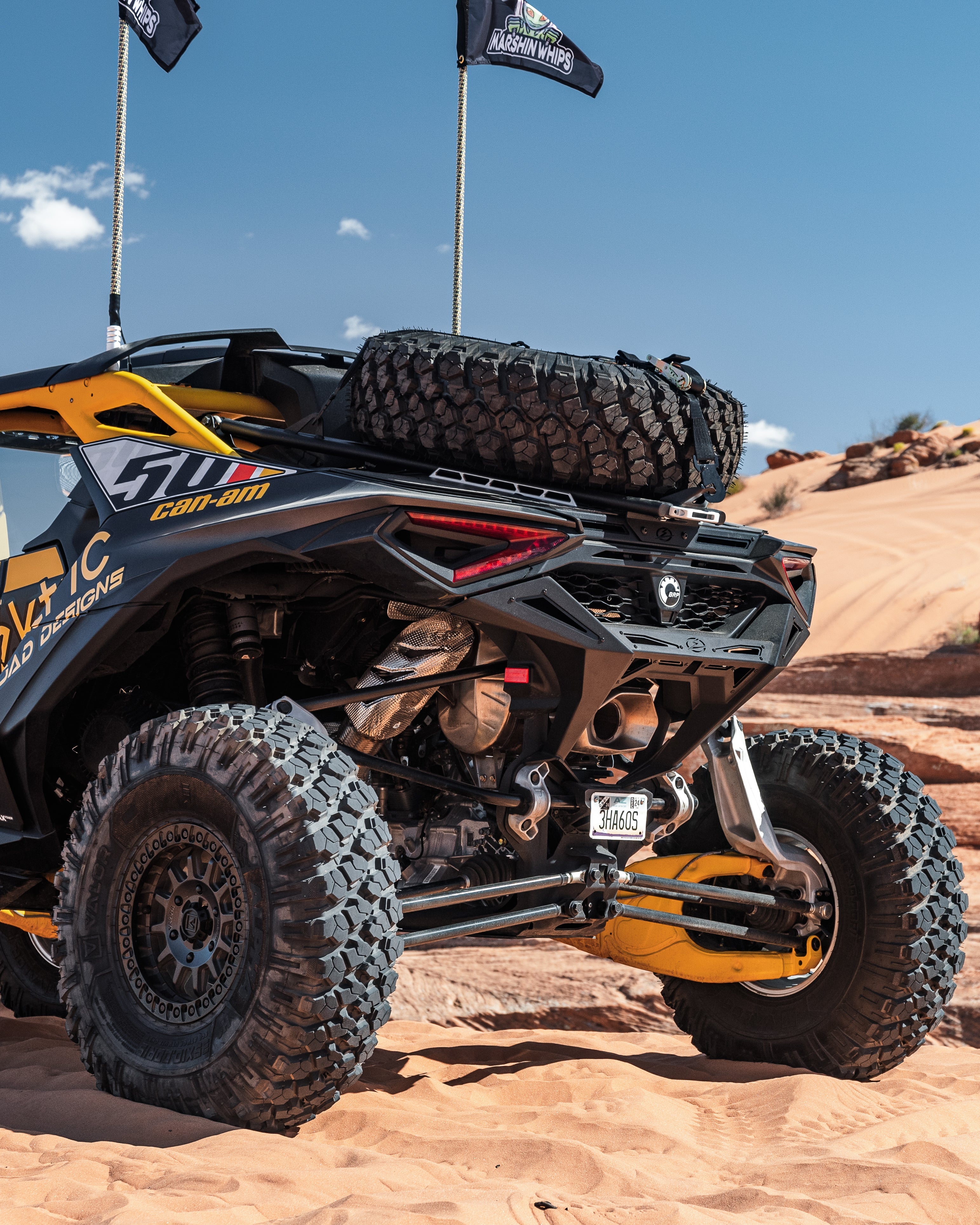 2024 to Current Can-Am Maverick R Rear Volt Bumper (2 Door Only) image 0