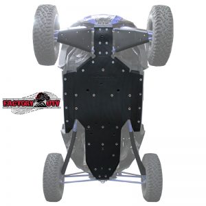 Factory Utv Polaris Rzr Turbo S 3/8" Uhmw Skid Plate image 0
