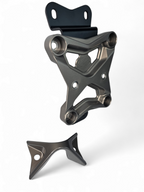 2022 to Current Can Am X3 10 Bolt Radius Rod Plate with Pull Hook (Grey Metal) image 6