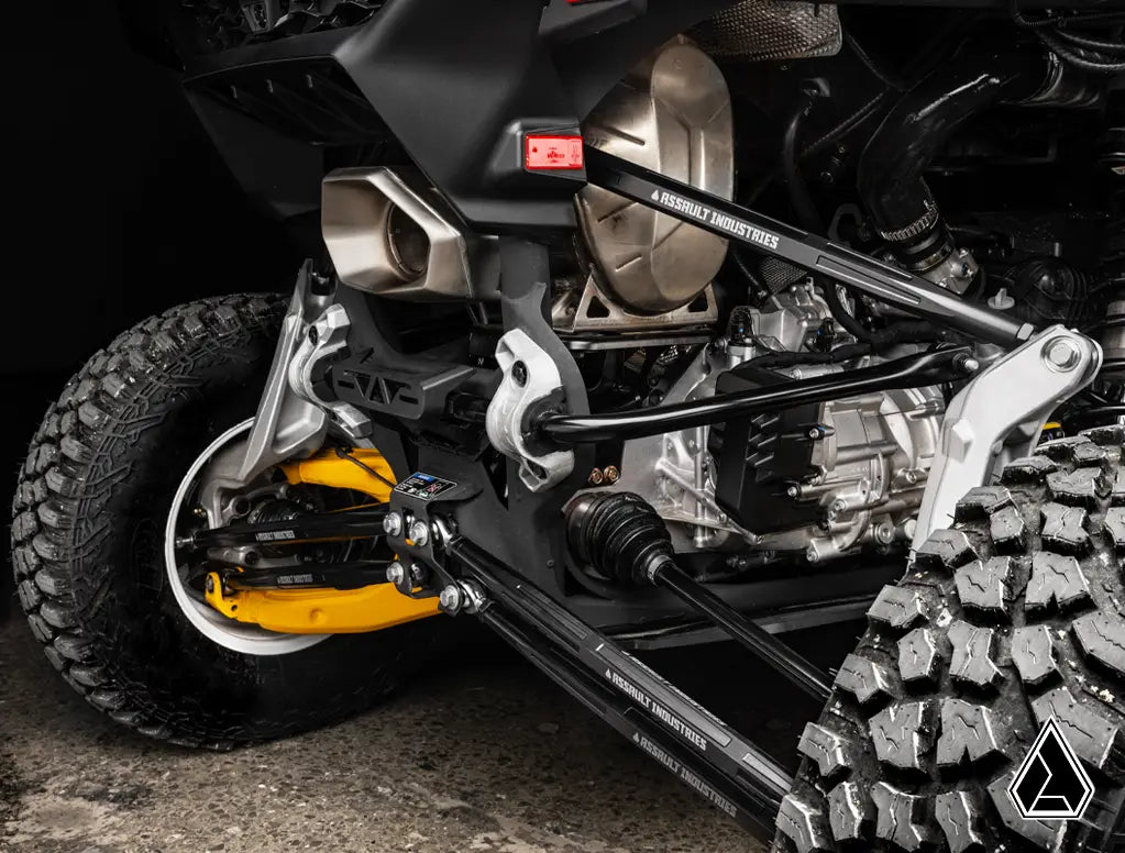 Assault Industries Can-Am Maverick R Turret Style Quick Camber Radius Rods image 2