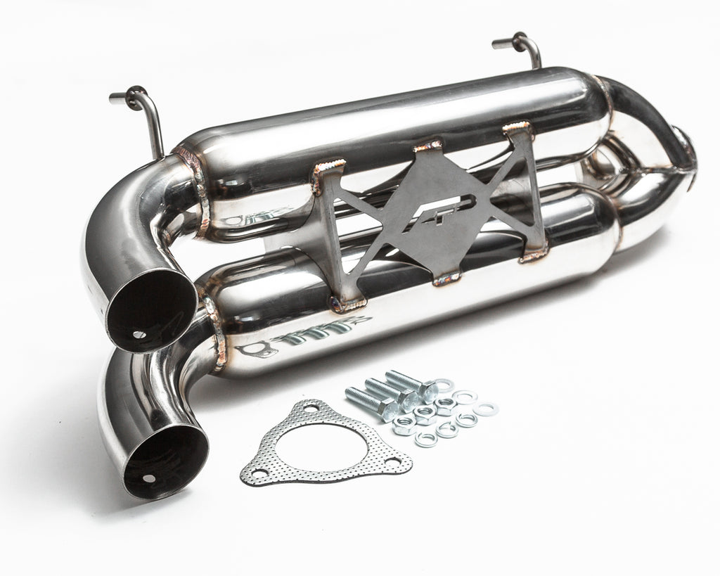 Agency Power Dual Tip Exhaust System Polaris Rzr Xp Turbo image 0