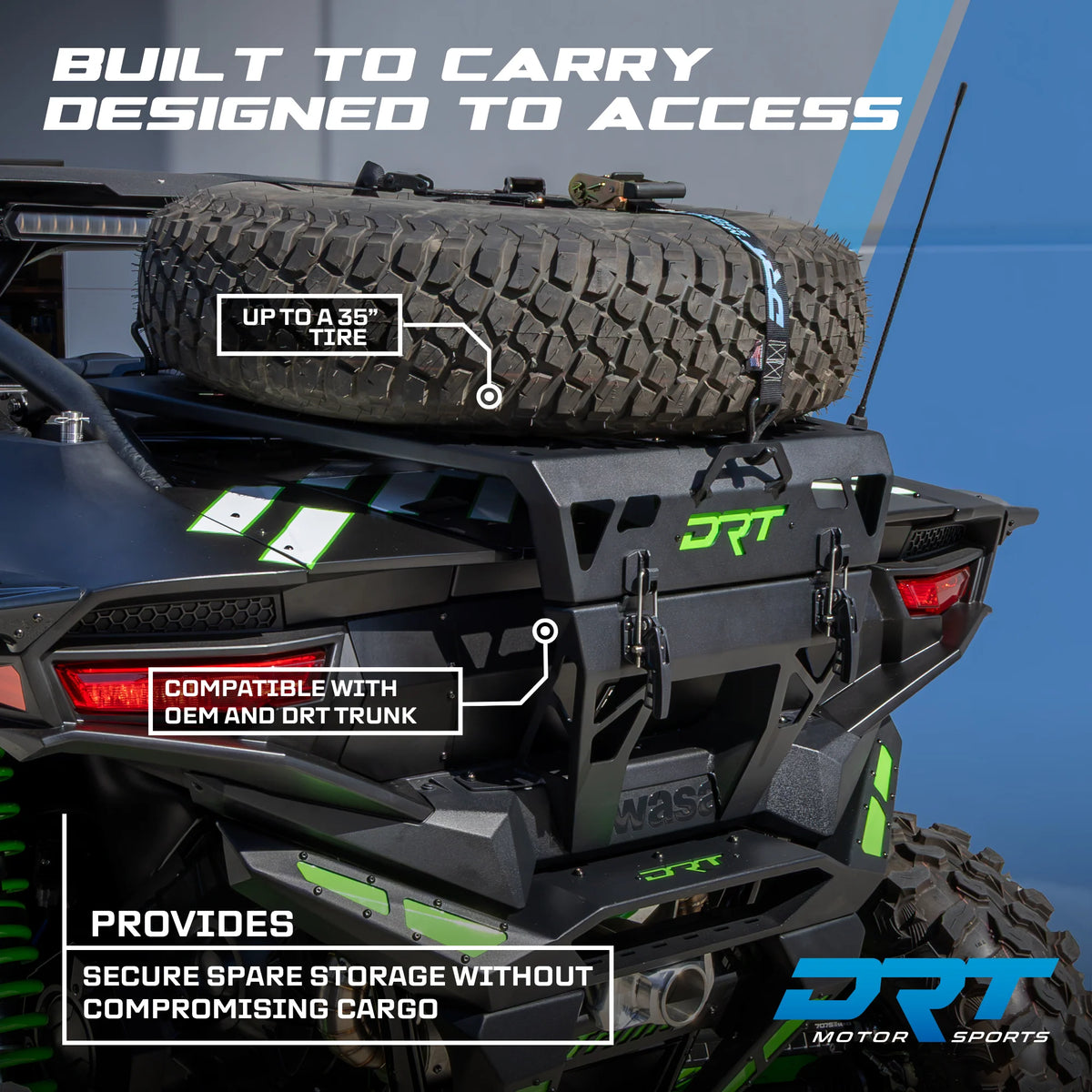 Tire Carrier for 2026+ Kawasaki Teryx H2