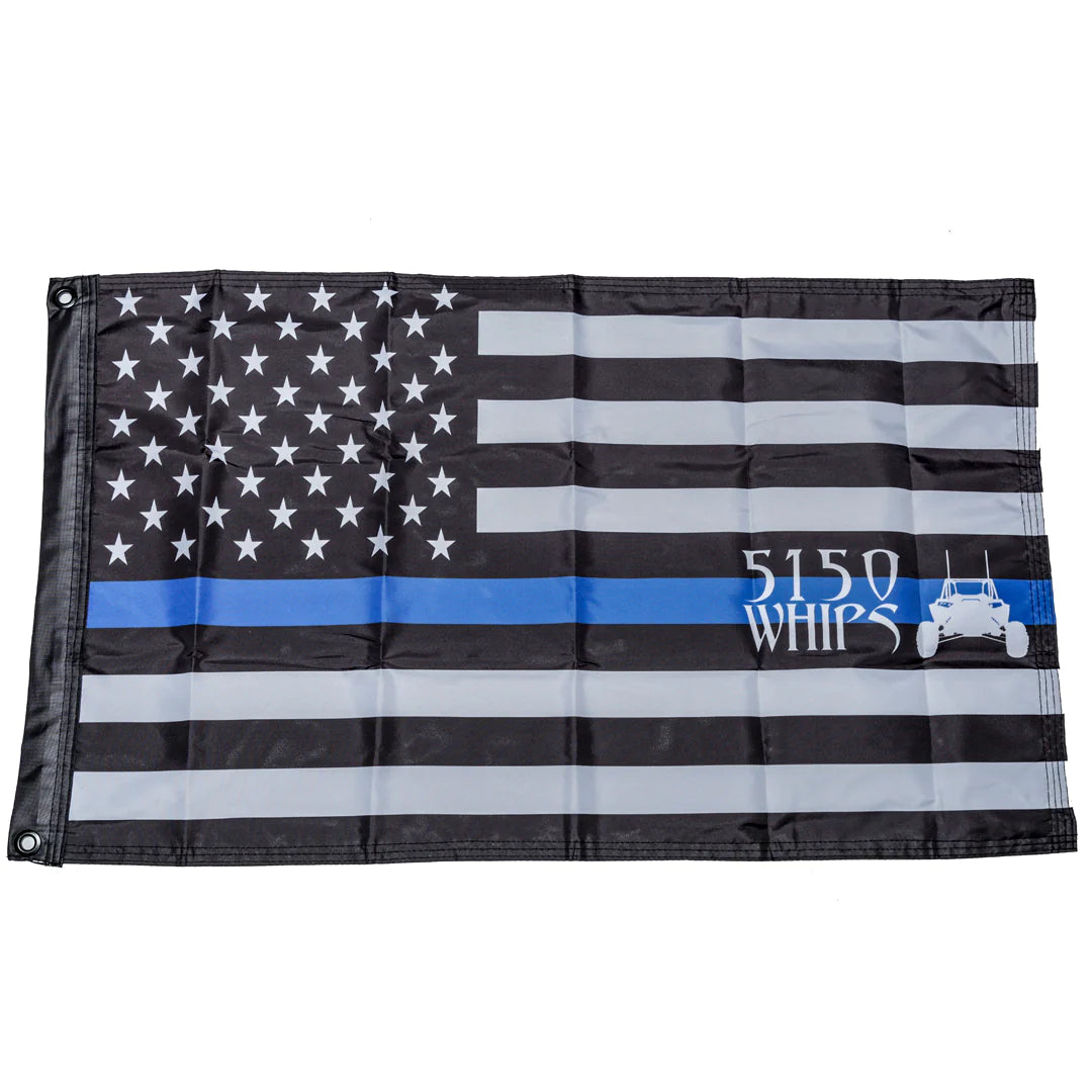 5150 Whips Heavy Duty American Flag (Blue Line) image 1