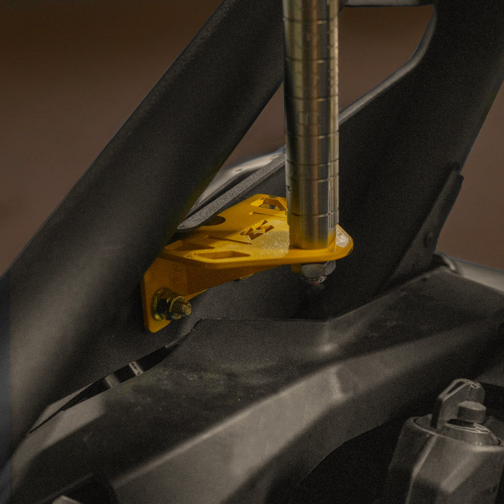 Can-Am Maverick R Stock Cage Whip Mounts image 0