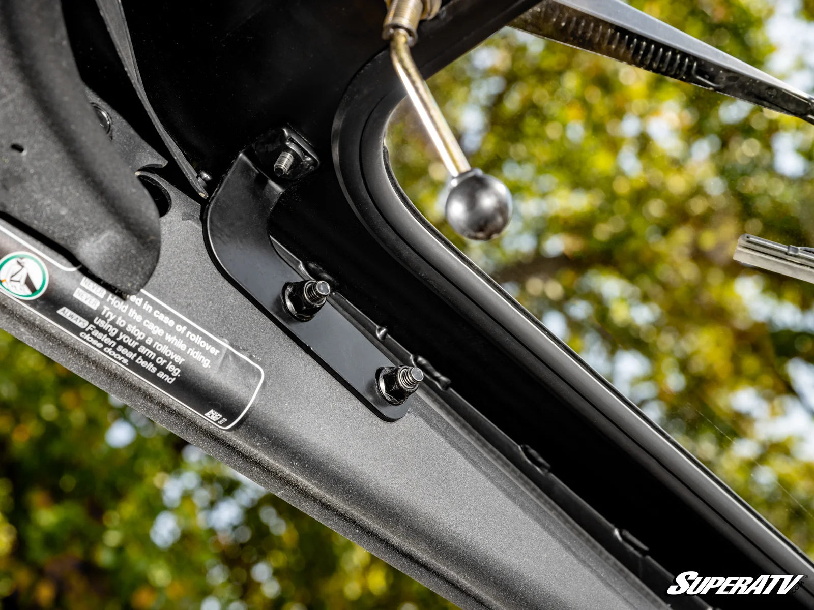 Can-Am Maverick R Glass Windshield With Wipers image 9