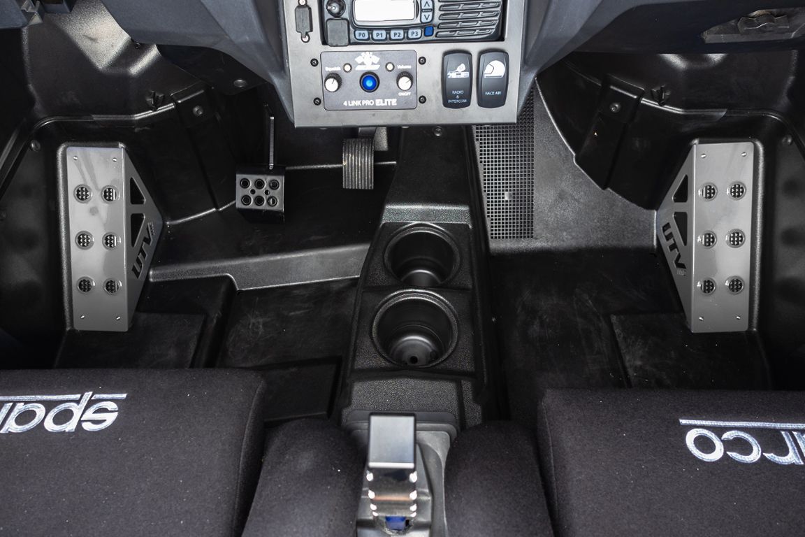 Polaris Rzr Dead Pedal And Foot Rest Cover Set - Bare image 2