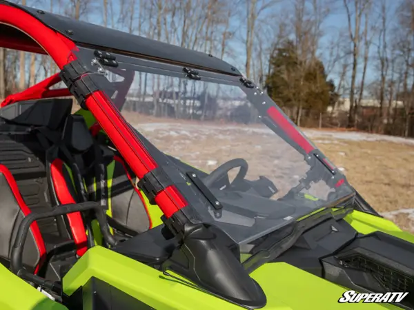 Polaris Rzr Pro R Scratch-Resistant Flip Windshield image 4