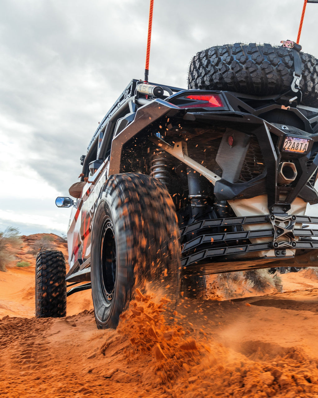 Can-Am Maverick X3 High Clearance Radius Rods in Black Finish for 72" image 0