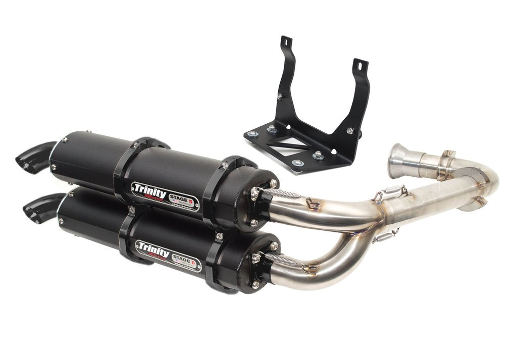 Maverick X3 Dual Exhaust System Cerakote- Trinity Racing image 0