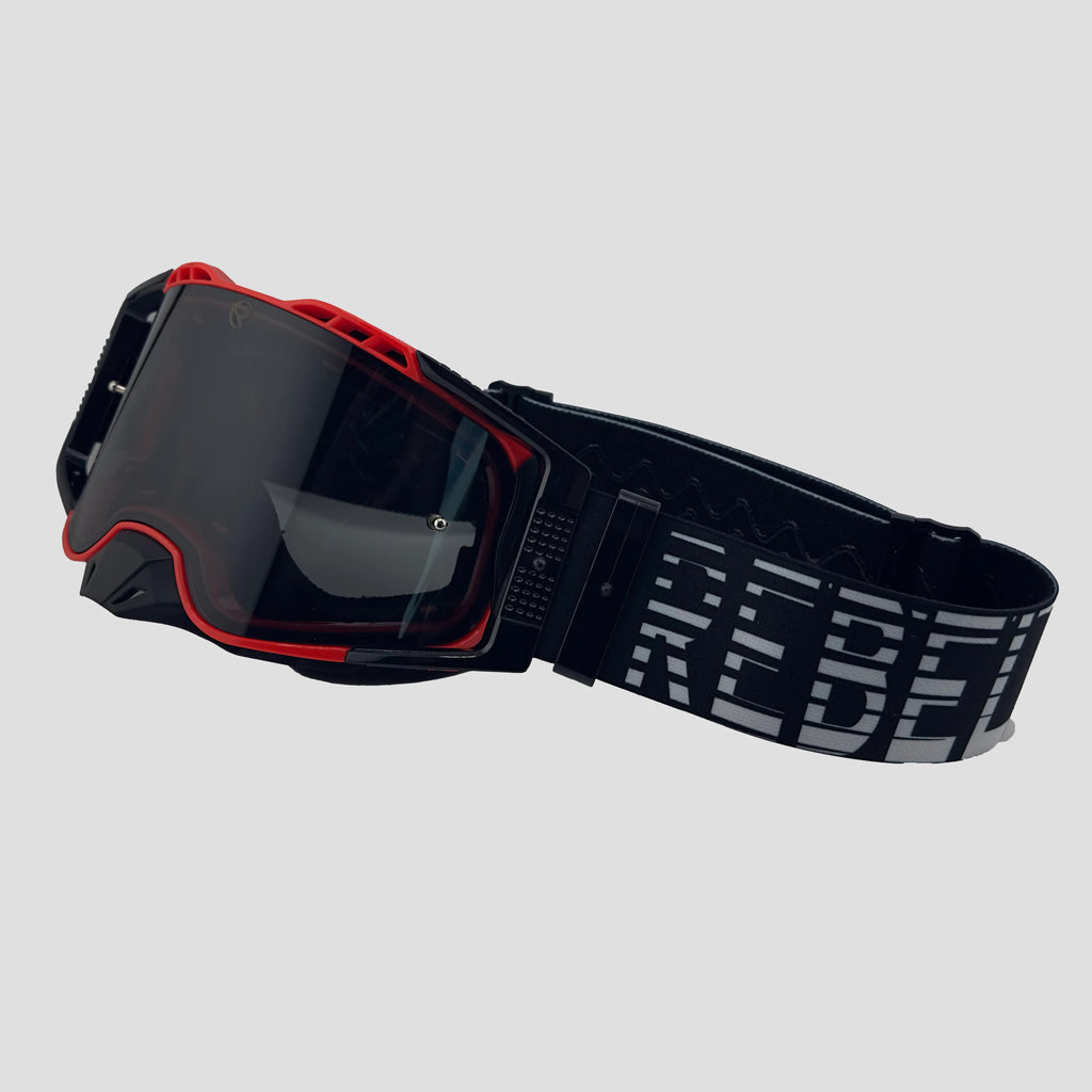 Defiant Pro Motocross Goggle: Red Smoke image 0