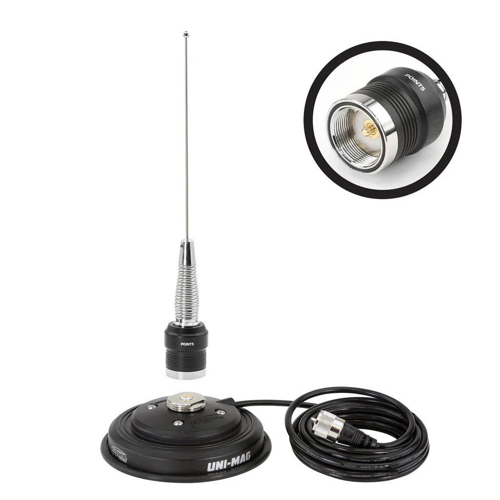 Uhf Antenna Kit With 1/2 Wave Ngp Antenna And Magnetic Mount image 0