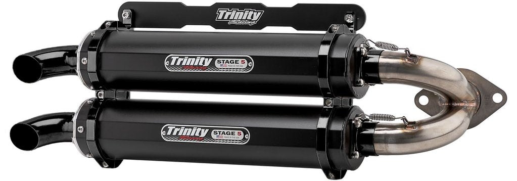 Rzr Rs1 Dual Slip-On Exhaust Cerakote - Trinity Racing – Kwik-Saw Racing