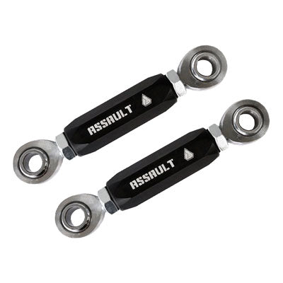 Assault Industries Heavy Duty Sway Bar Links Black - Polaris Rzr image 0