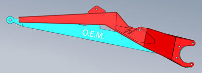 Rzr Xp 1000 High Clearance Trailing Arms image 2