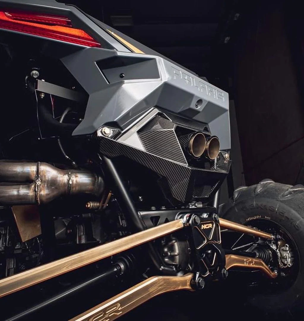 Polaris RZR Pro R Carbon Fiber Exhaust Shield image 4