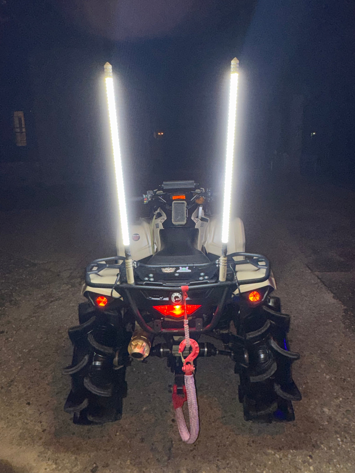 Game Changer LED Whip Set - Desert Tan by Marshin Whips