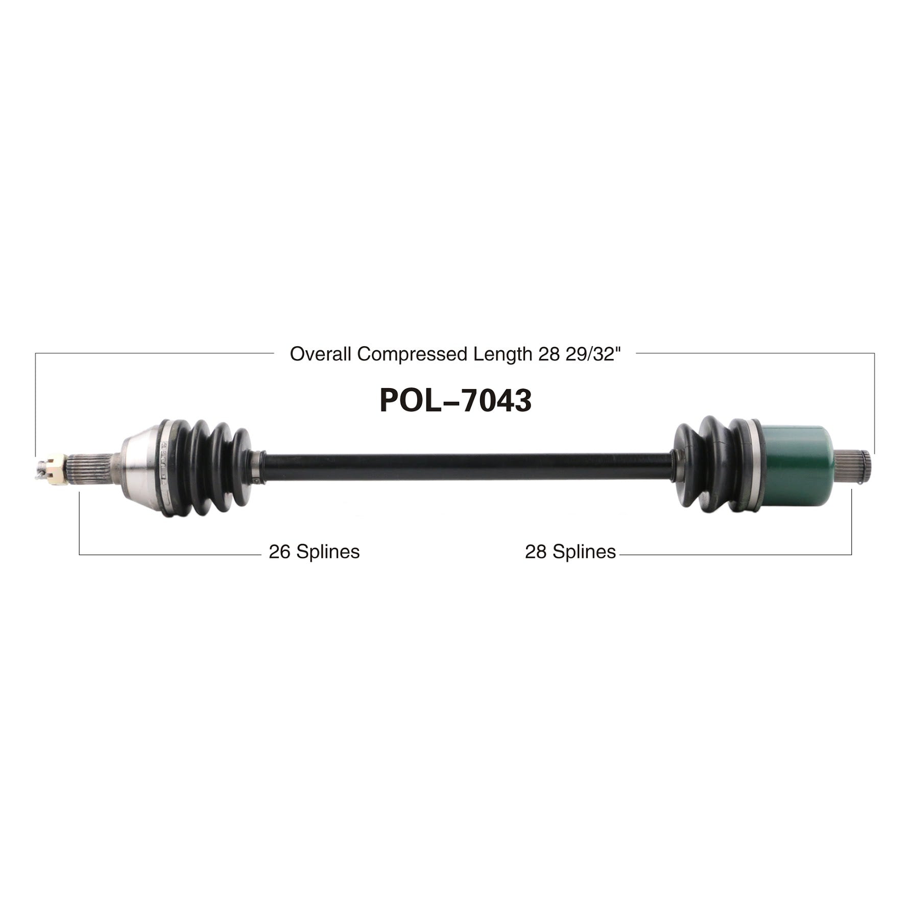 2017 Polaris Rzr Xp 1000 Eps Oe Replacement Cv Axle image 1