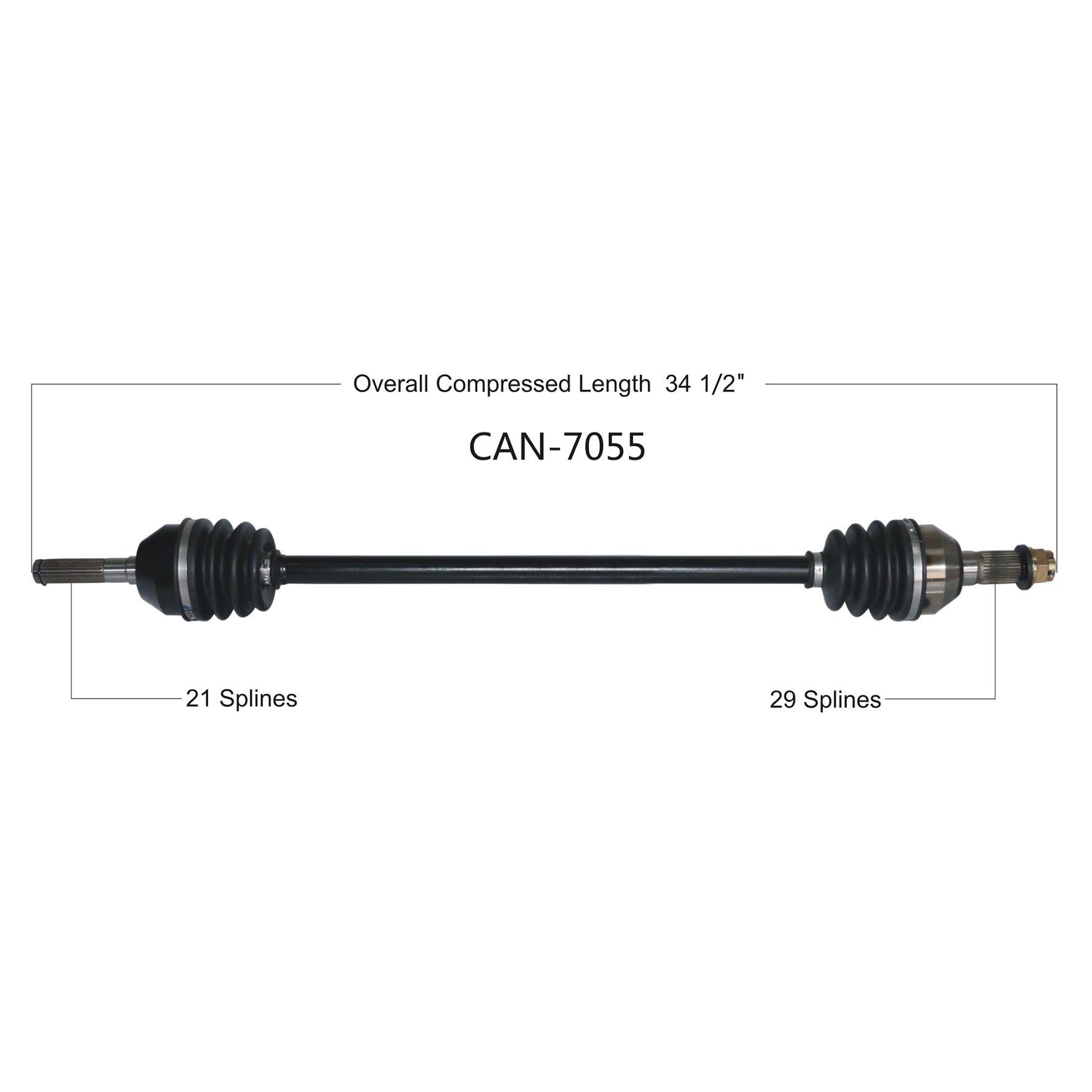 Can-Am Maverick X3 72" Oem Replacement Axle image 1