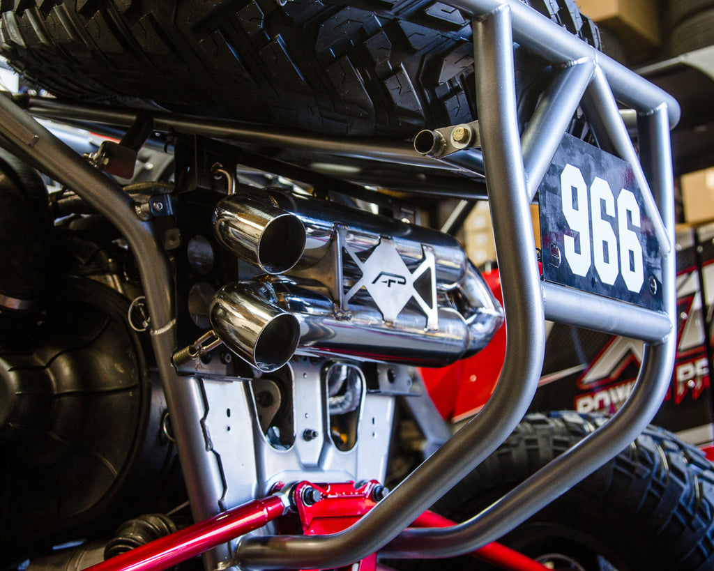 Agency Power Dual Tip Exhaust System Polaris Rzr Xp Turbo image 1