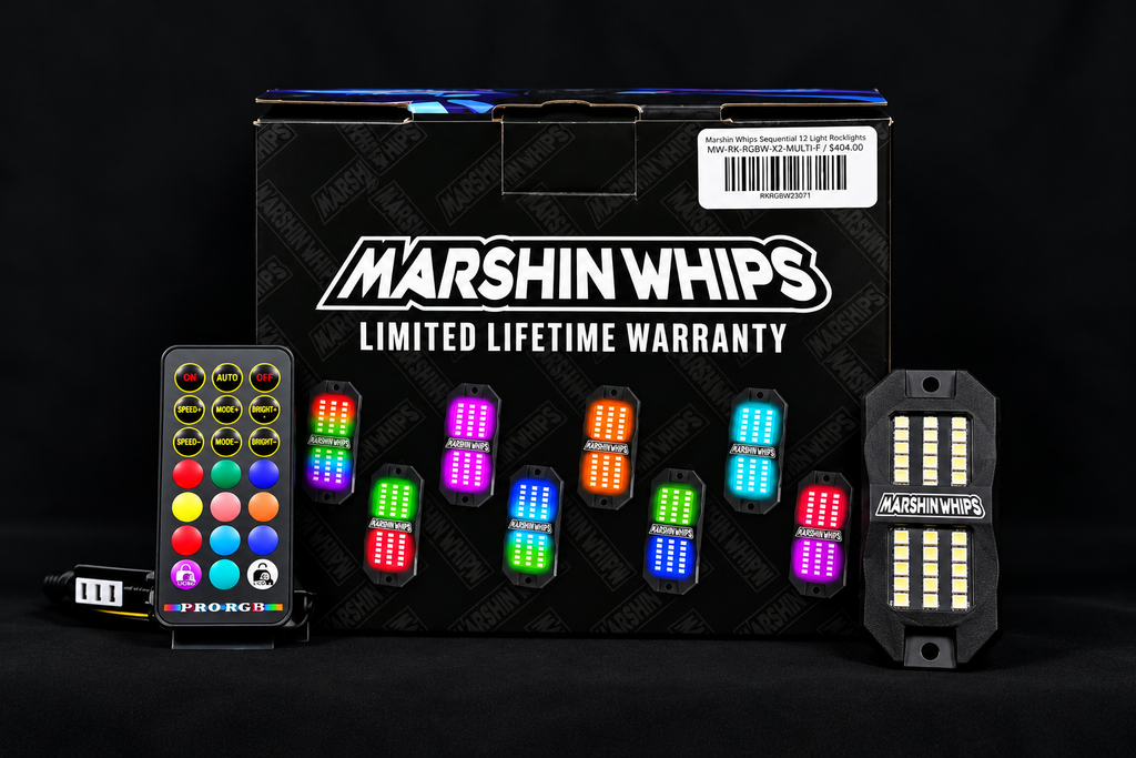 Marshin Whips Rosewell X-2 Billet Rocklights x8 (Kit) - view 3