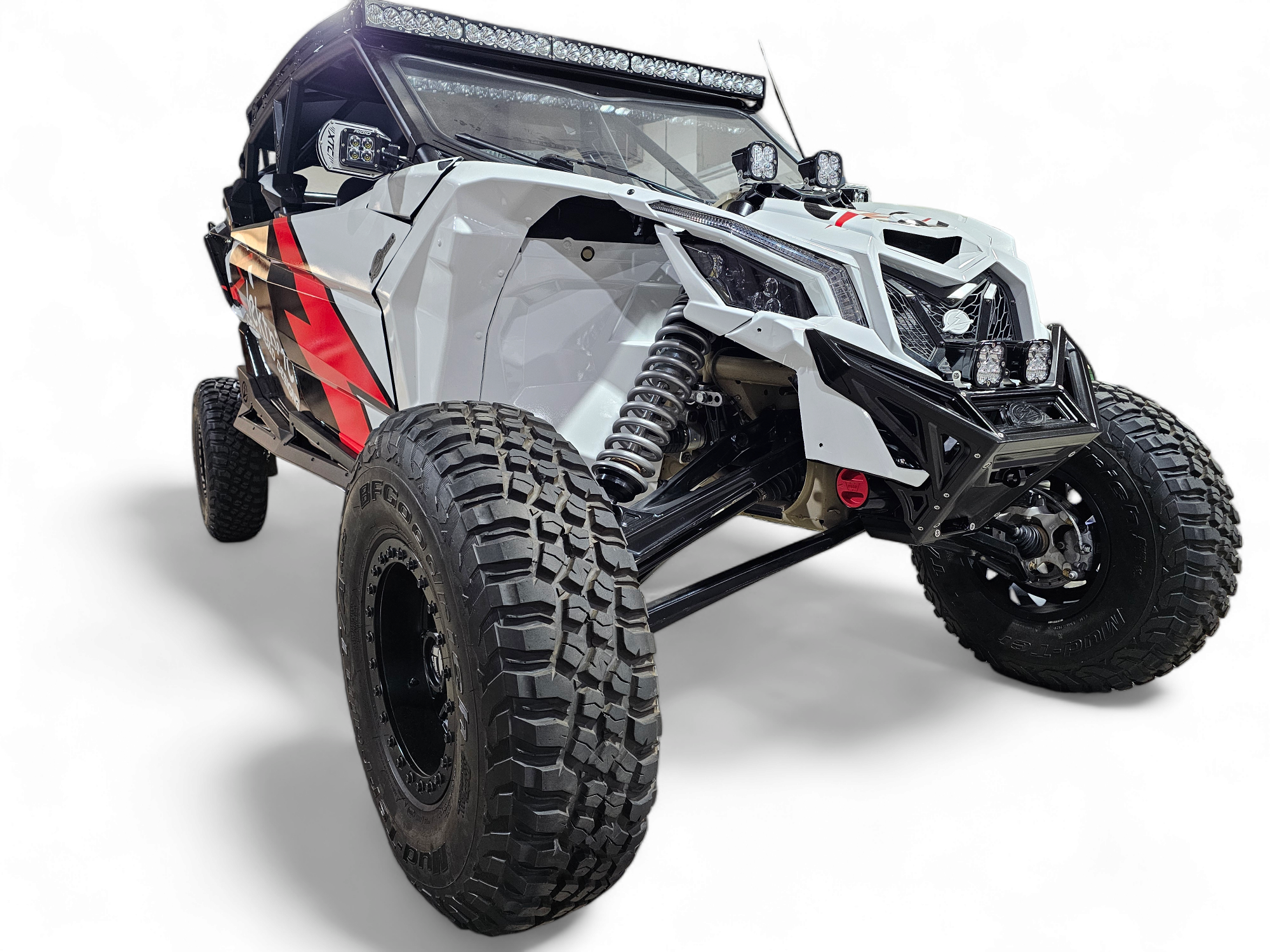 2017+ Can-Am X3 Maverick Machined Billet Front Winch Bumper (Black Anodize) image 10