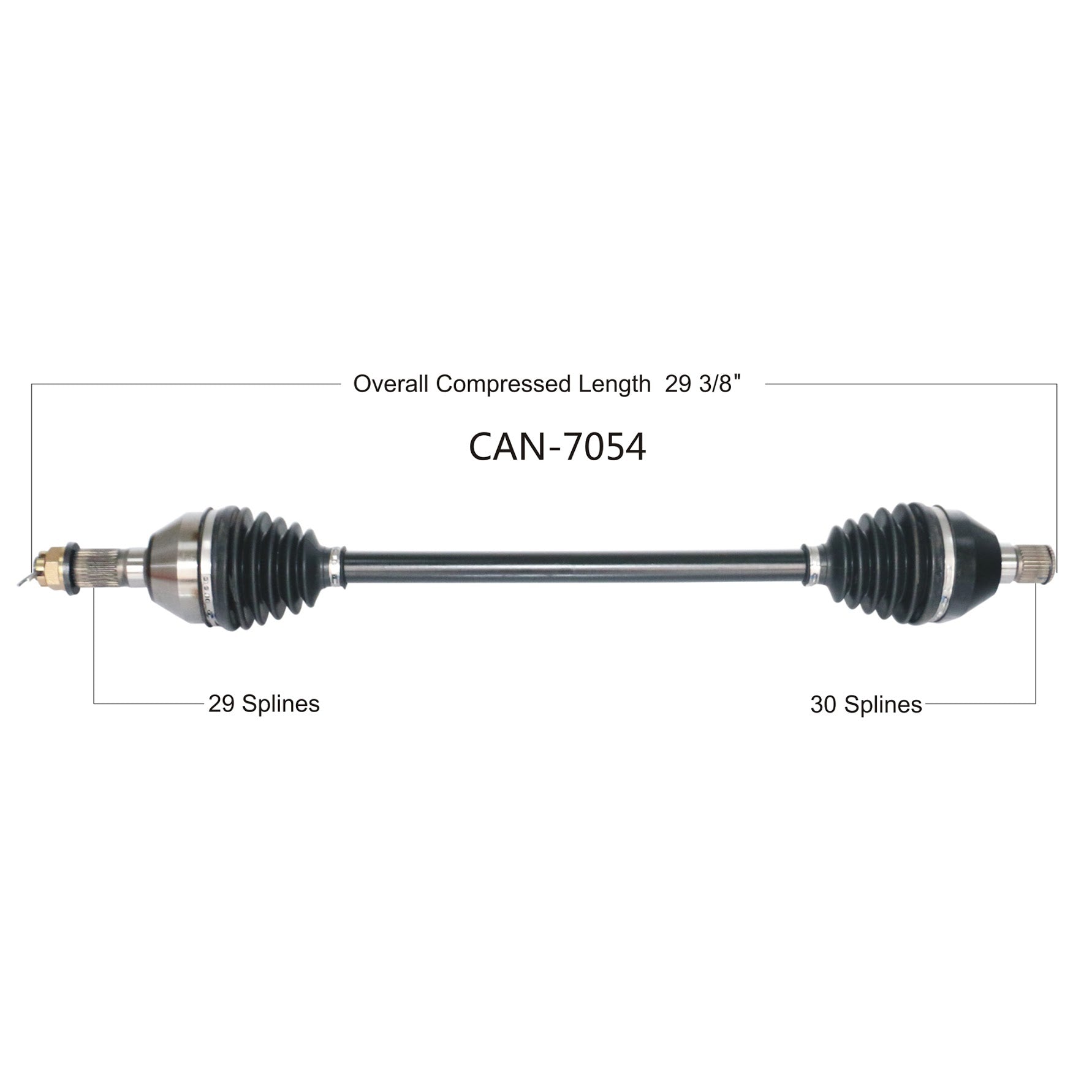 Can-Am Maverick X3 64" Oem Replacement Axle image 2