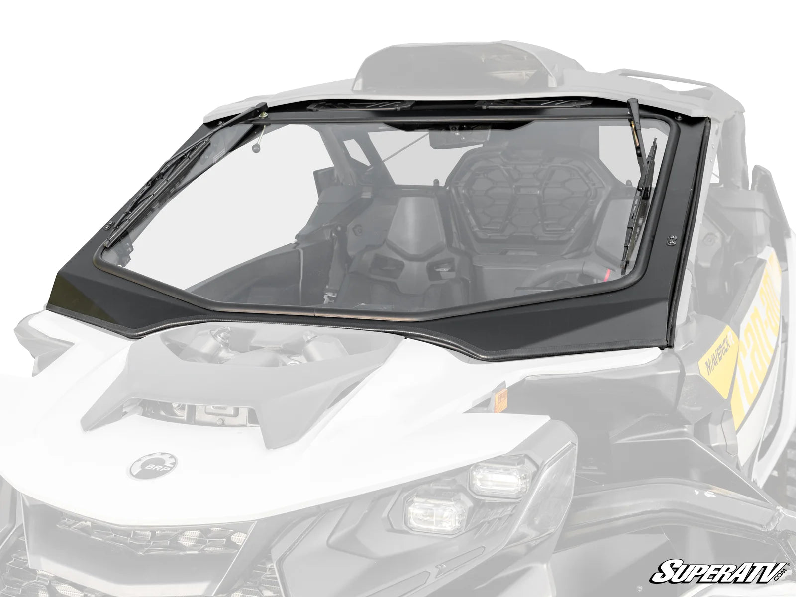 Can-Am Maverick R Glass Windshield With Wipers image 6