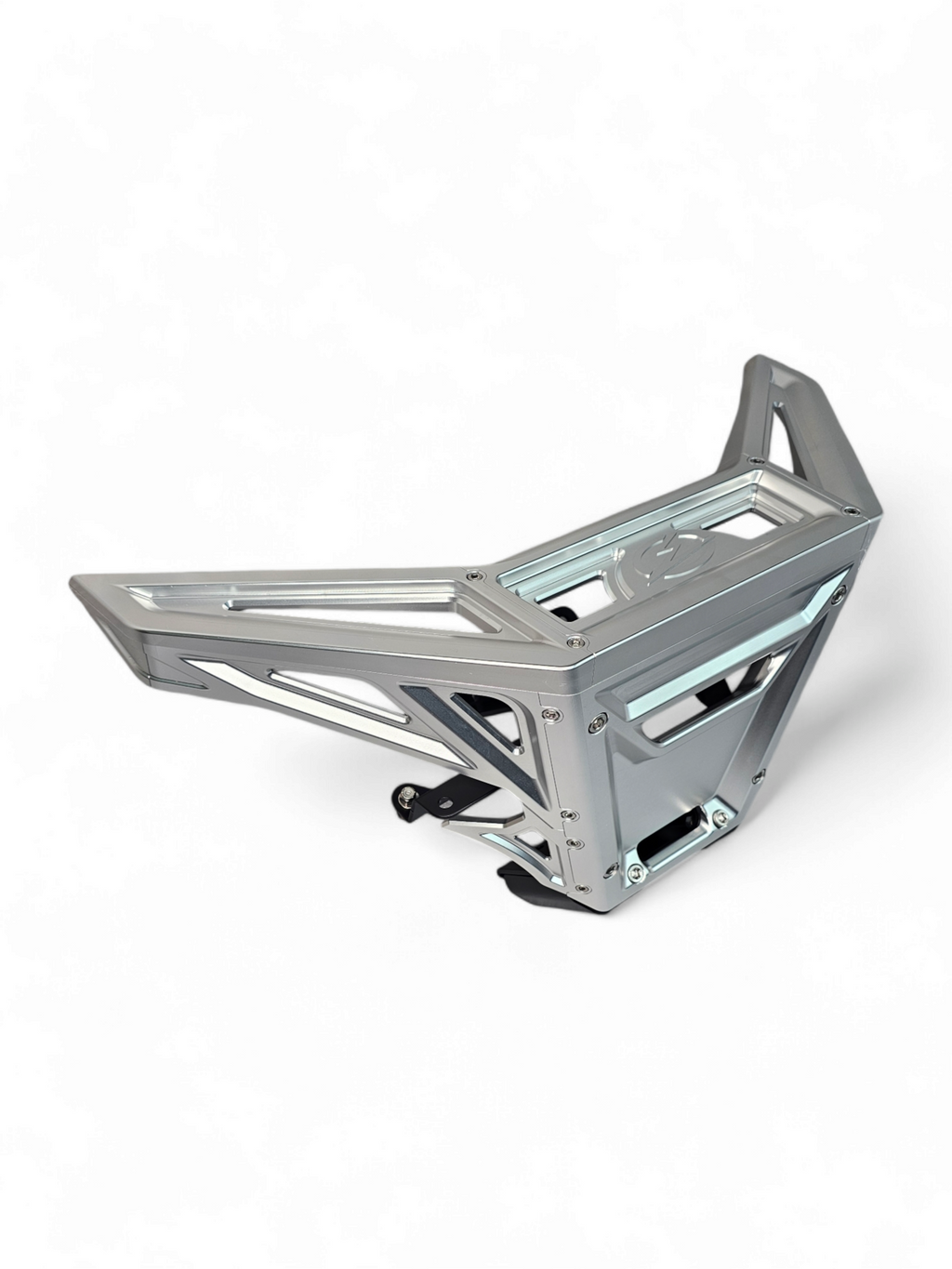 2017+ Can-Am X3 Maverick Machined Billet Front Winch Bumper (Clear Anodize) image 11