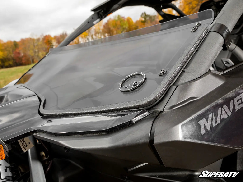 Can-Am Maverick R Scratch-Resistant Half Windshield - Superatv image 3