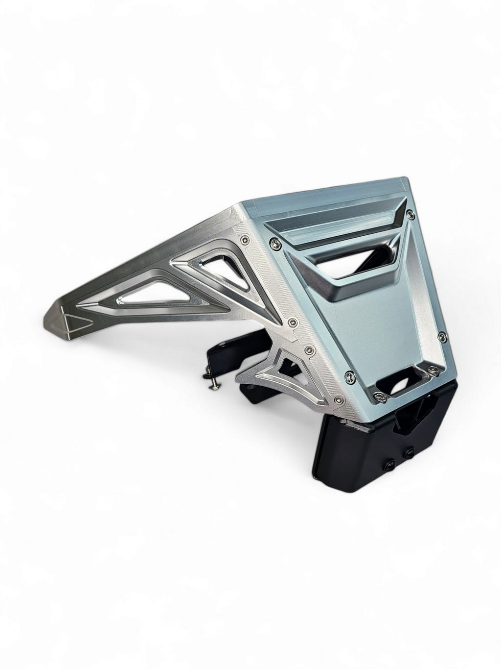 2017+ Can-Am X3 Maverick Machined Billet Front Winch Bumper (Clear Anodize) image 10